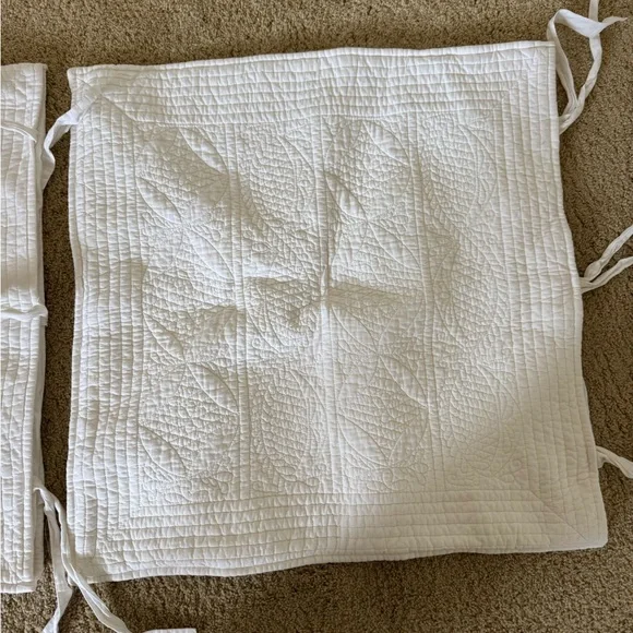 Pottery Barn Euro Sham Pillow Cover - Floral Linen Blend - Picture 3 of 5